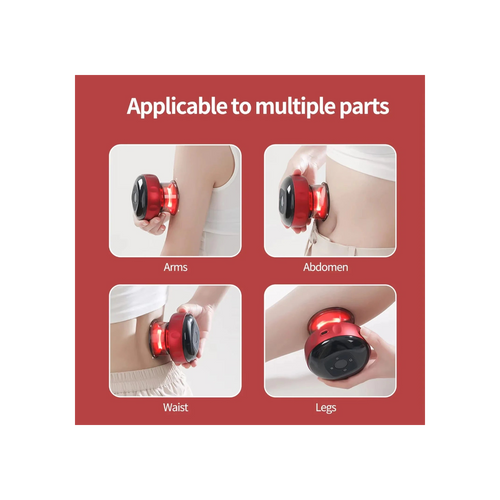 Apply the device on different parts of the body.